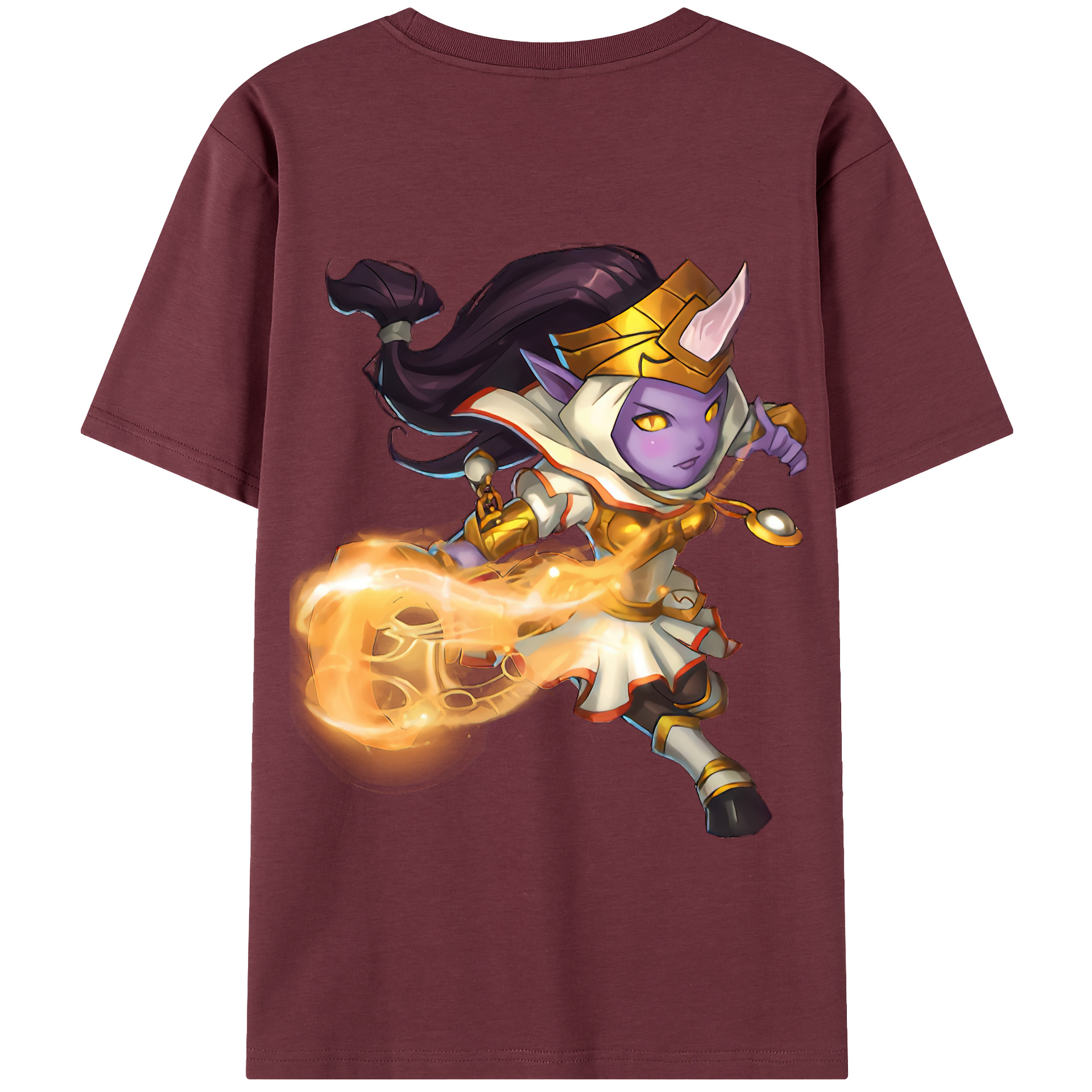 リーグ・オブ・レジェンド League of Legends LOL 綿100％半袖Tシャツ（背面プリント）